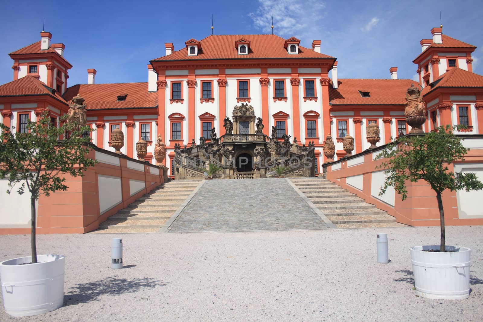 troja castle from the capital of czech republic Prague