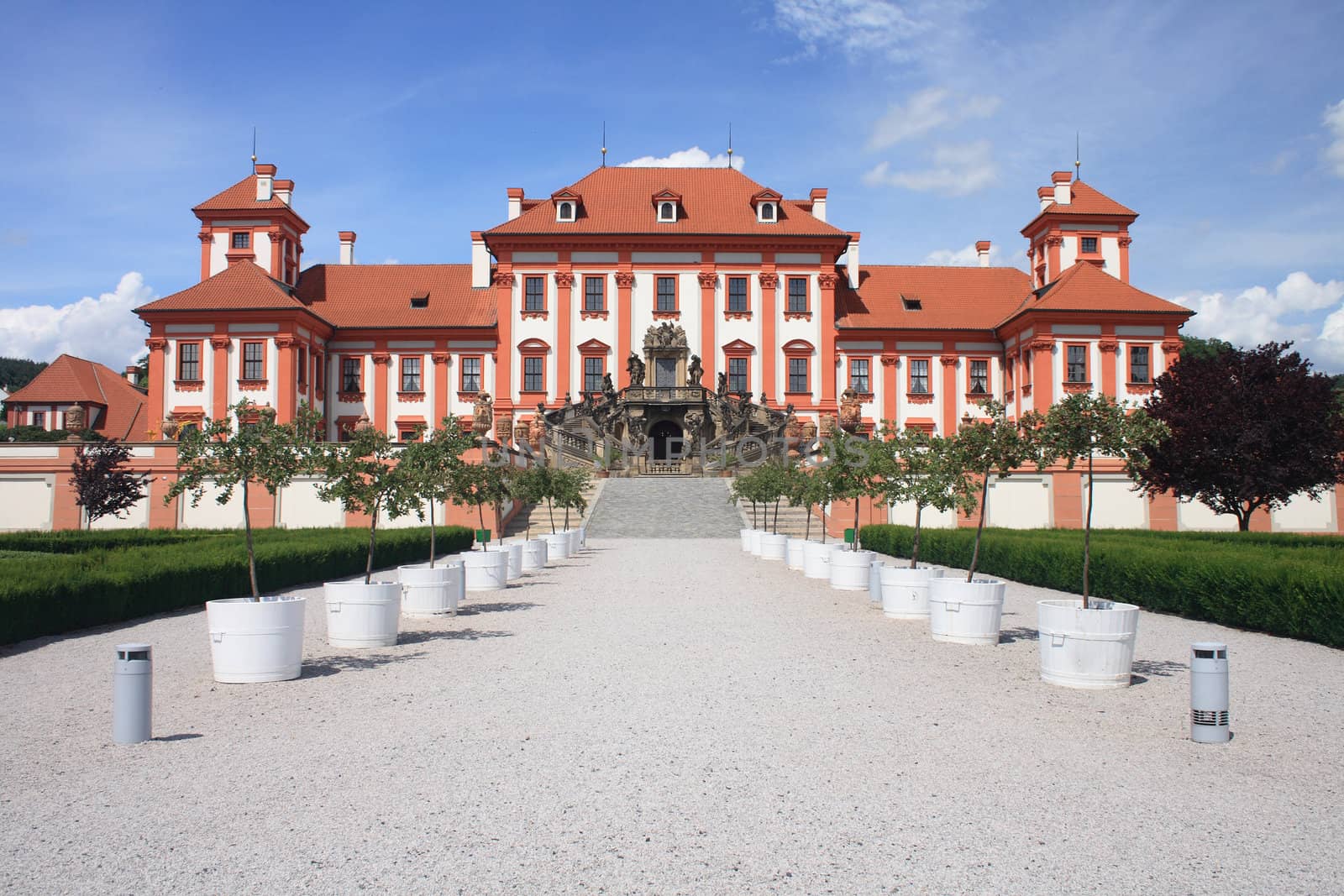 troja castle from the capital of czech republic Prague