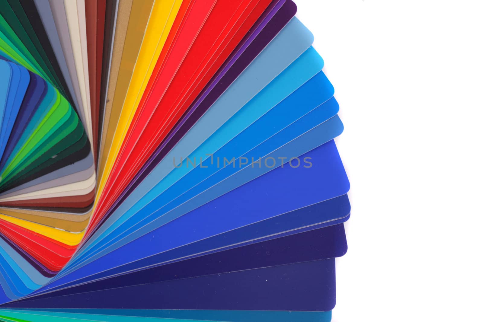 color palette isolated on the white background 