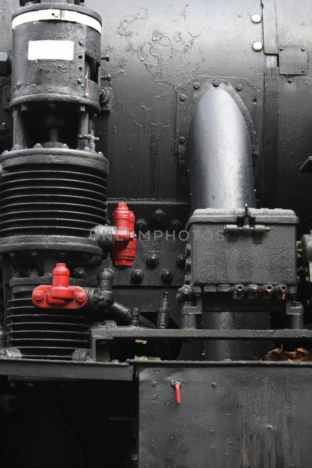 technological background from the mine museum in Ostrava