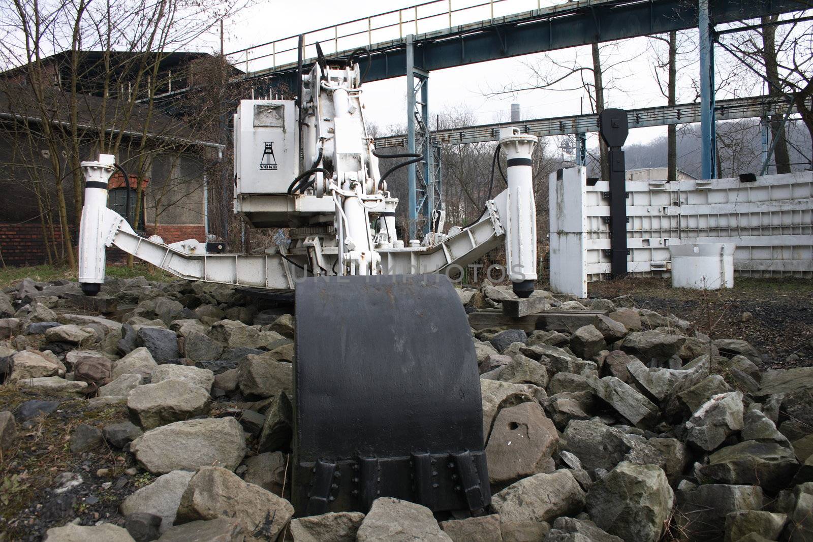 modern mining machine from the coal mine