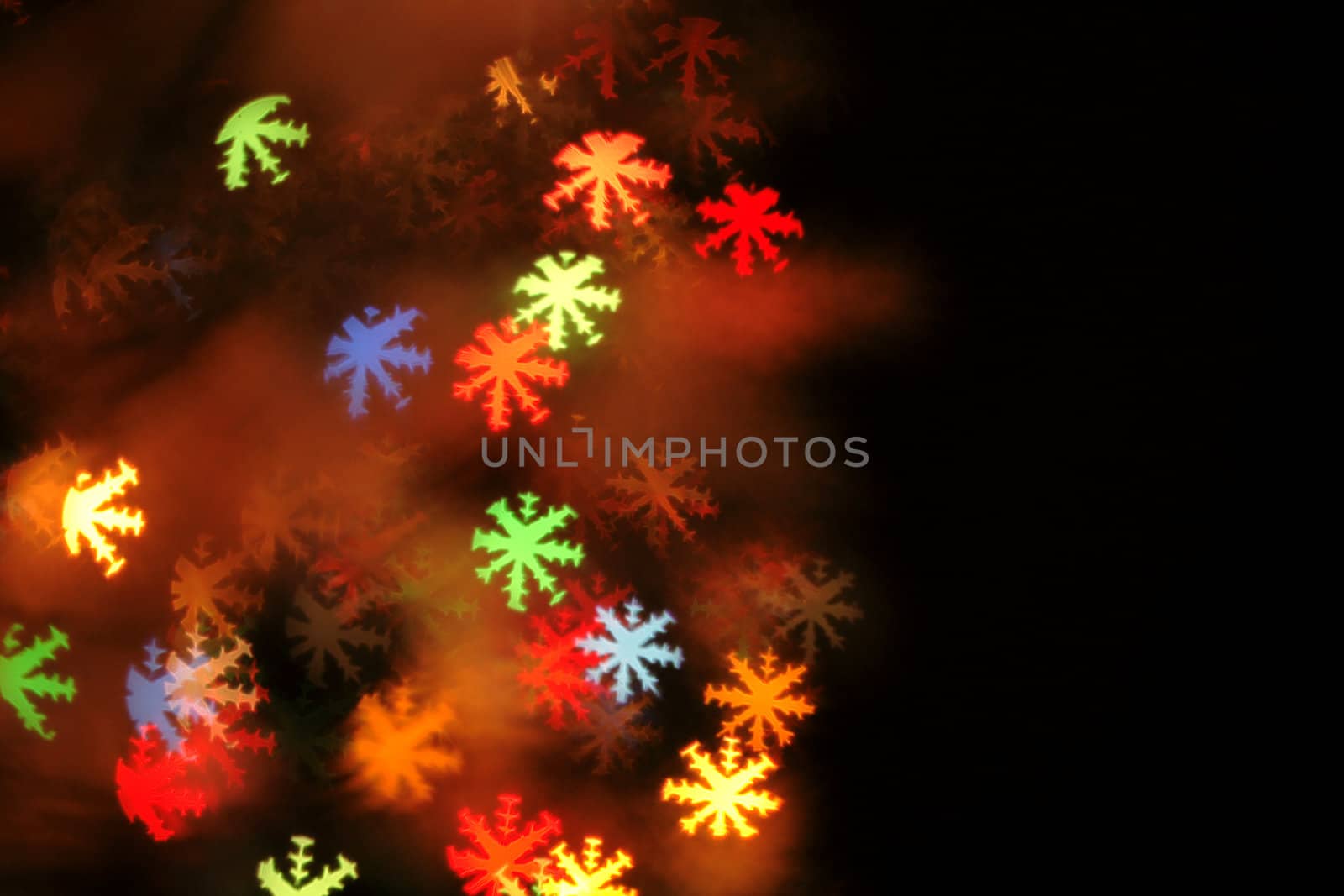christmas background from the color xmas lights