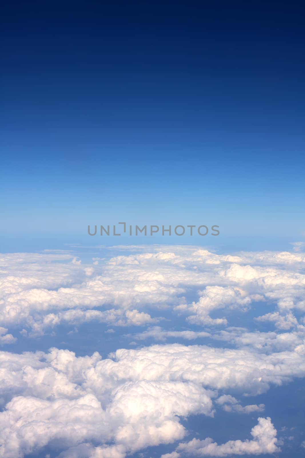 nice clouds background between Africa and Europe