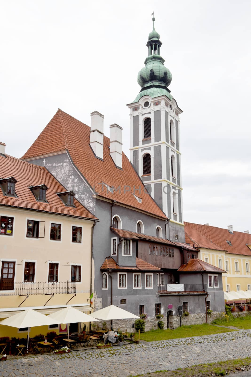 st. jot church in cesky crumlov, czech republic