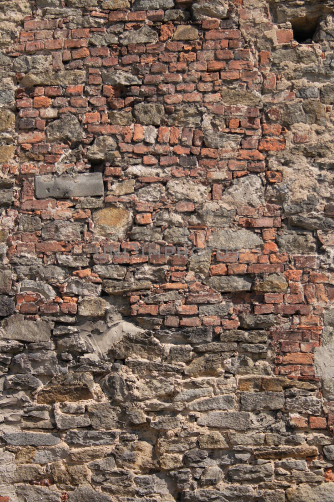 very nice stone wall from the old castle 
