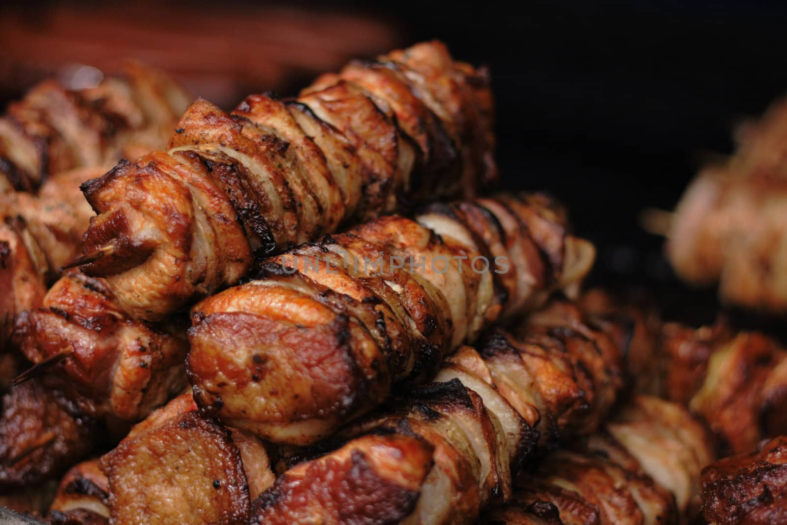 grilled meat as very nice food background