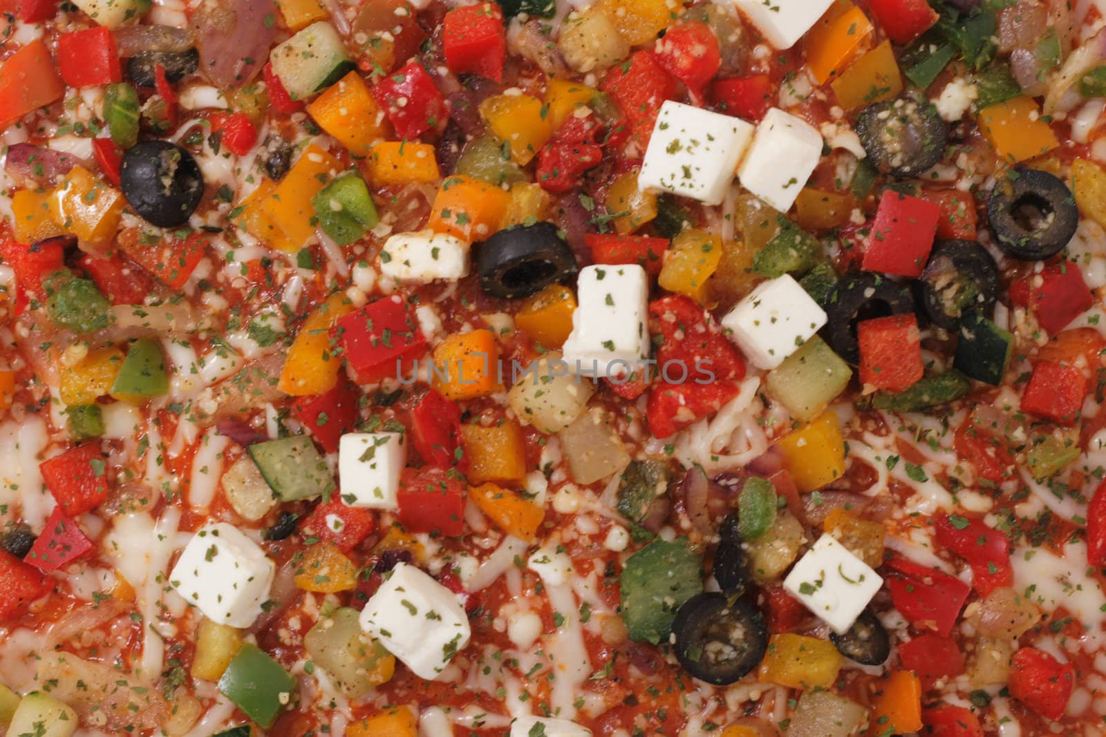 vegetable pizza as very nice food background