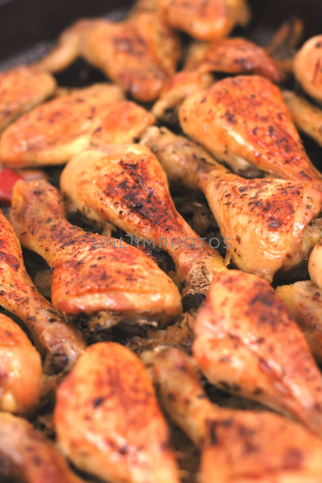 grilled chicken legs as very nice food backgound