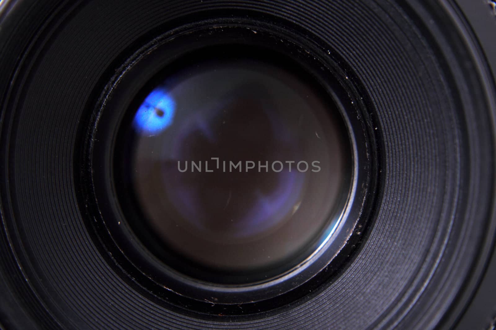 detail of camera lense as technological bacground