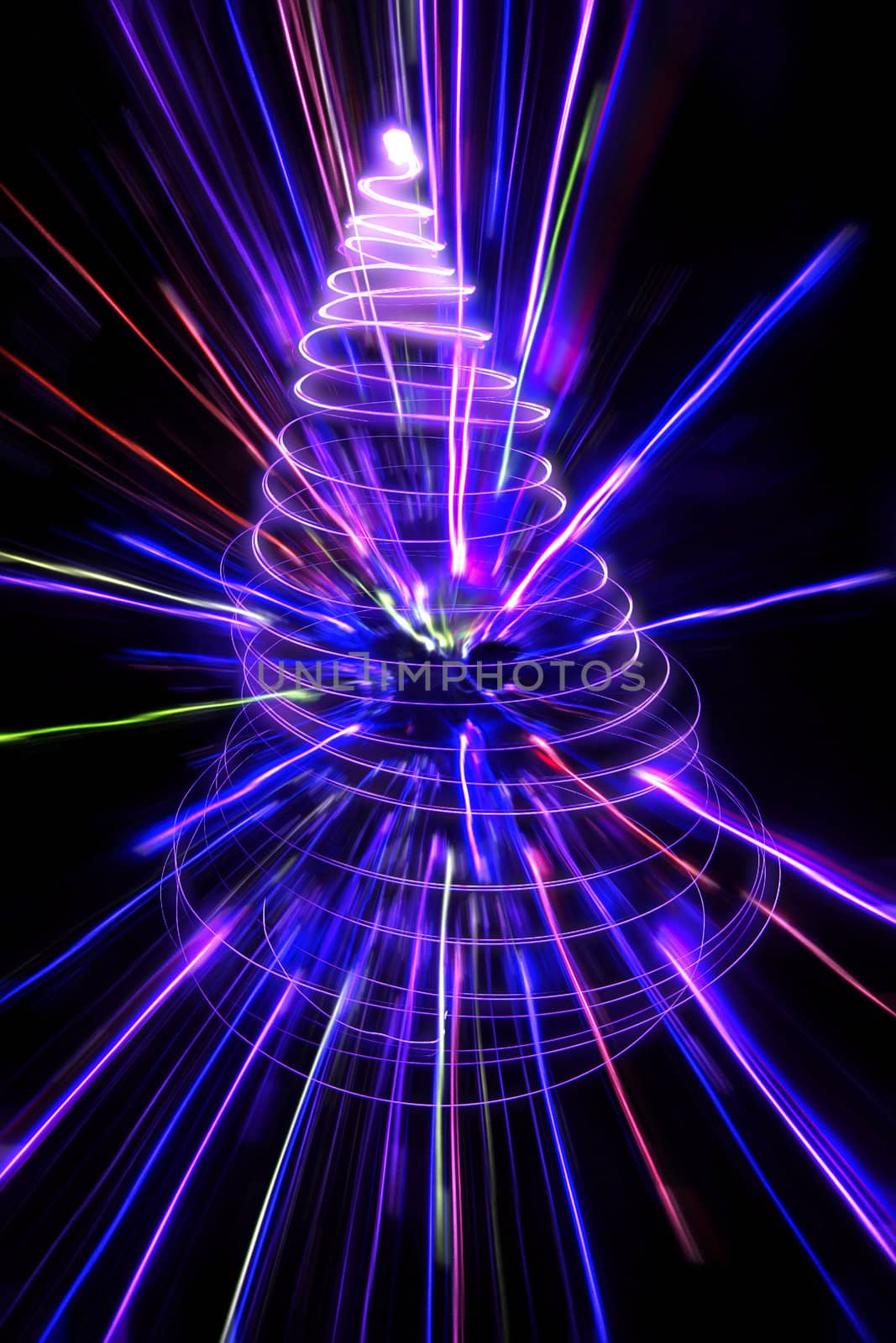 nice xmas background from the color lights