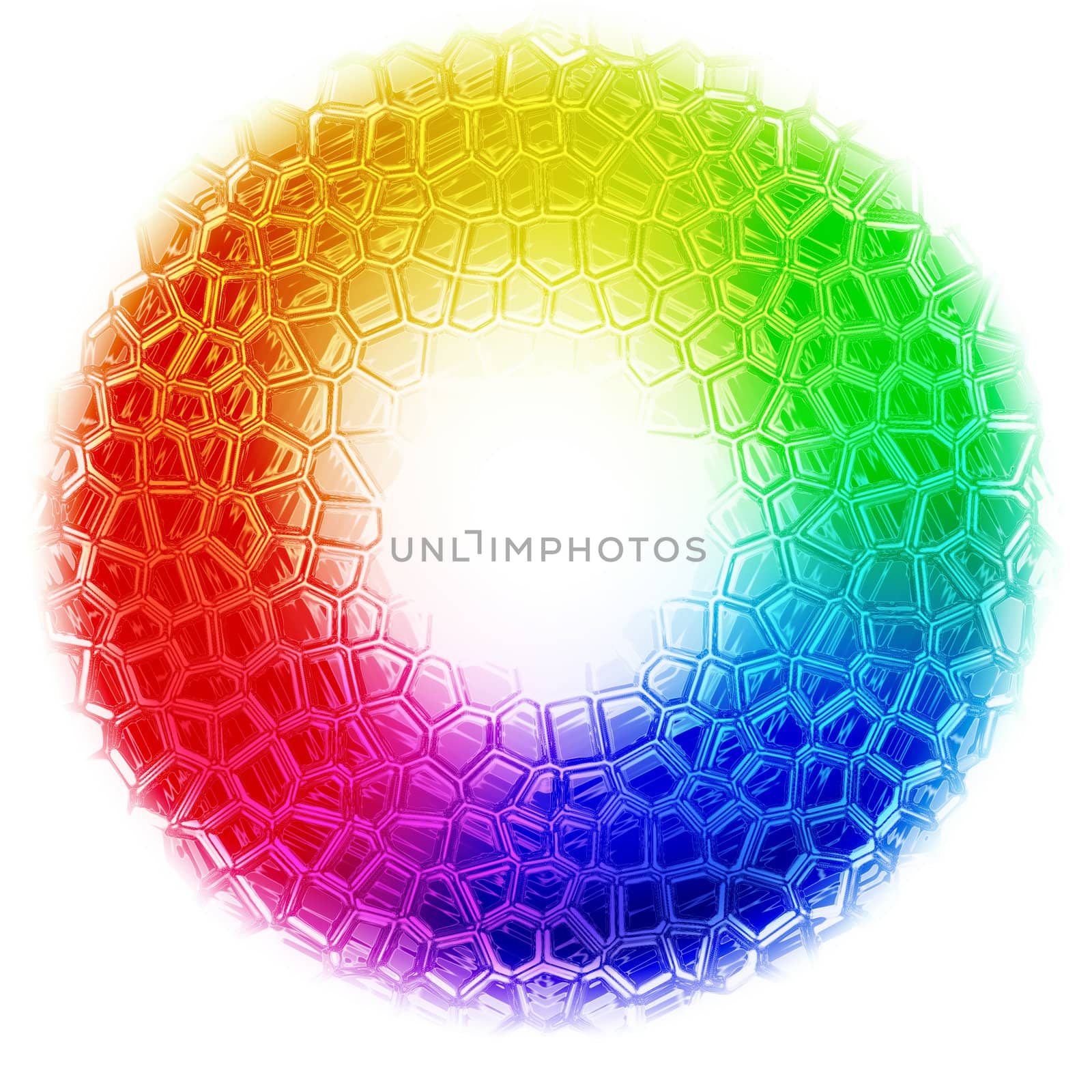 Abstract rainbow color background by jonnysek