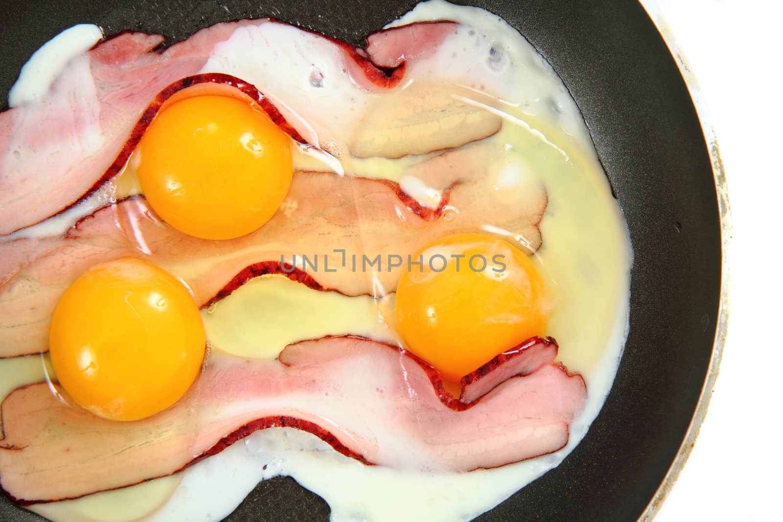 ham and eggs as very nice foof background