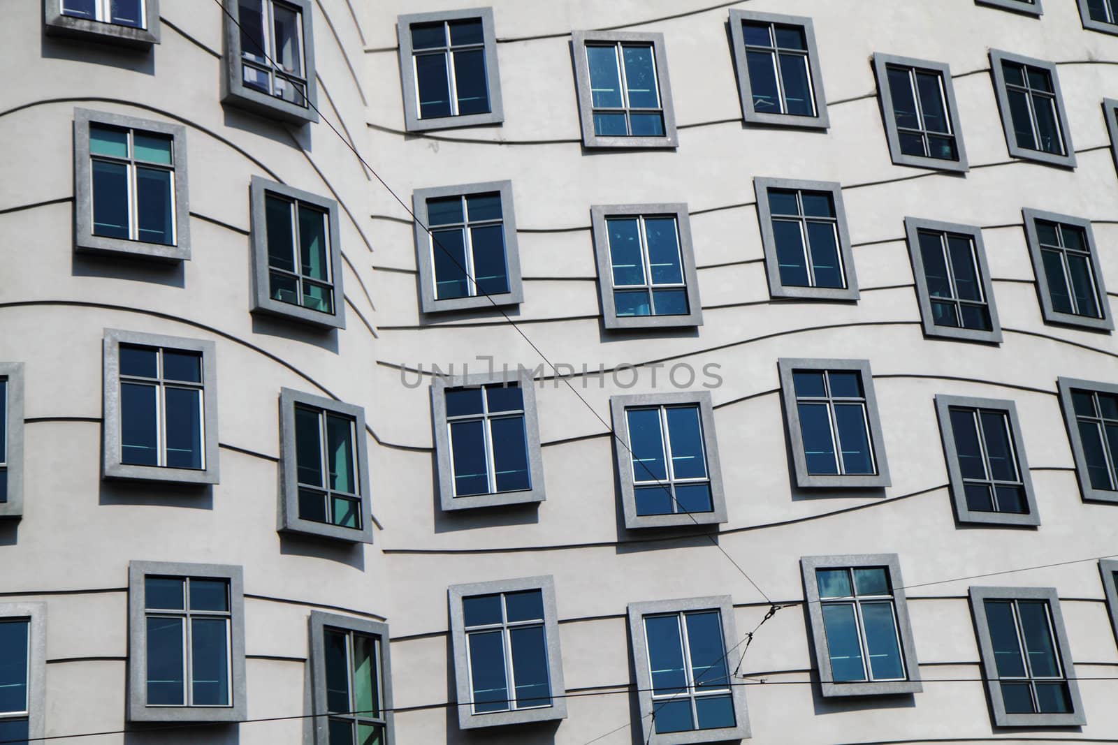 Dancing house in the Prague in the Czech republic