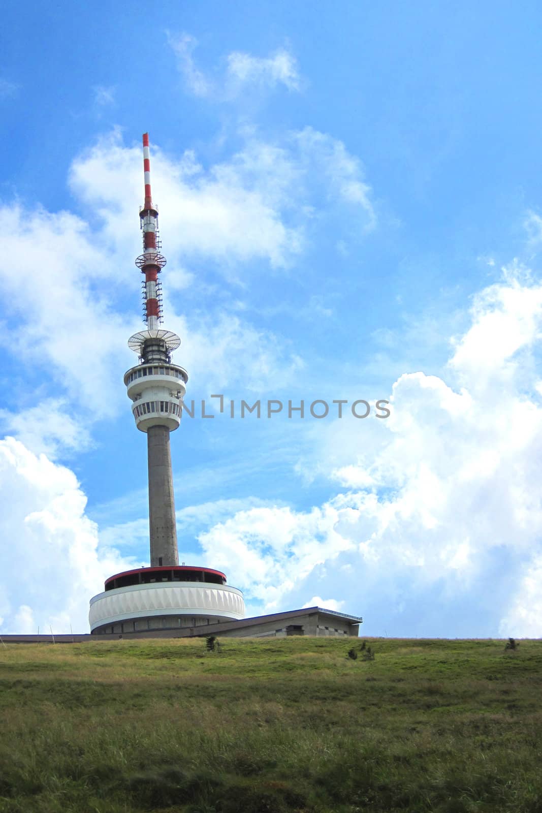 Praded tower in Jeseniky mountains in Czech republic by jonnysek