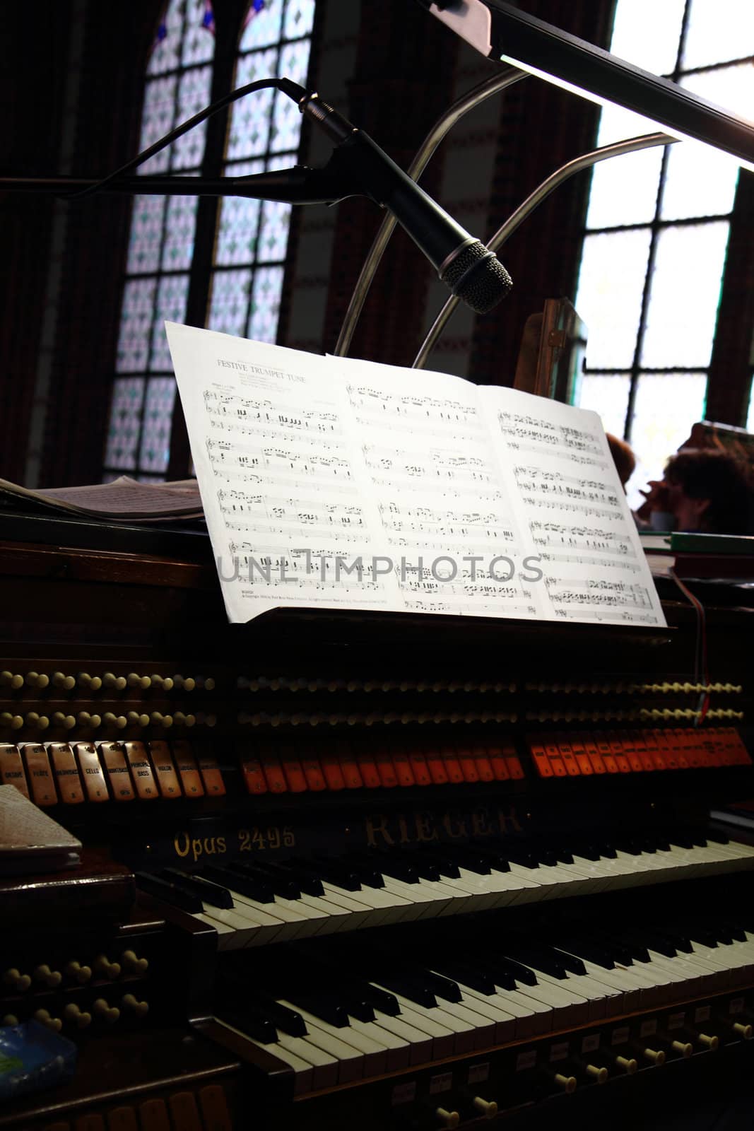 old organ music background by jonnysek