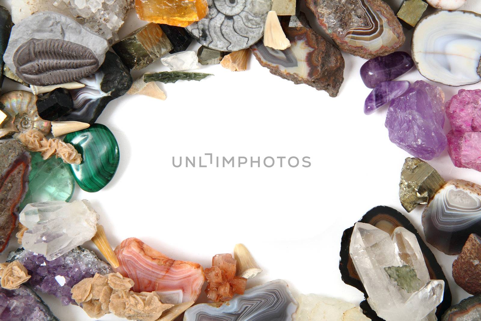 minerals and gems as very nice natural background