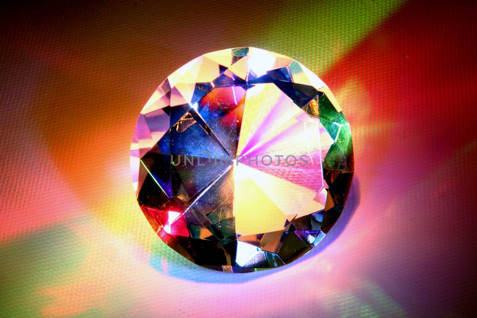 diamond with rainbow colors by jonnysek