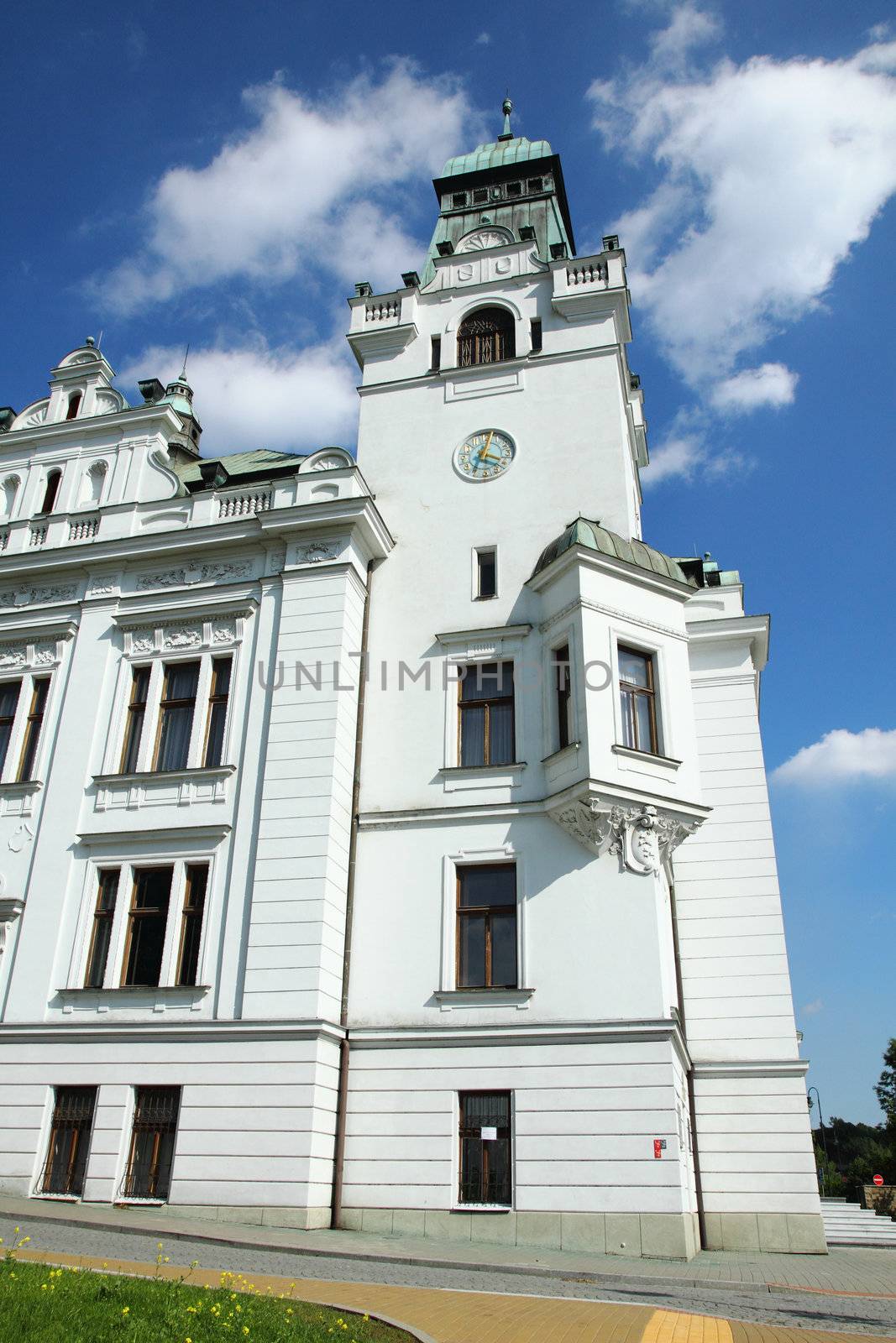 old city hall in miner city Ostrava in the Czech republic