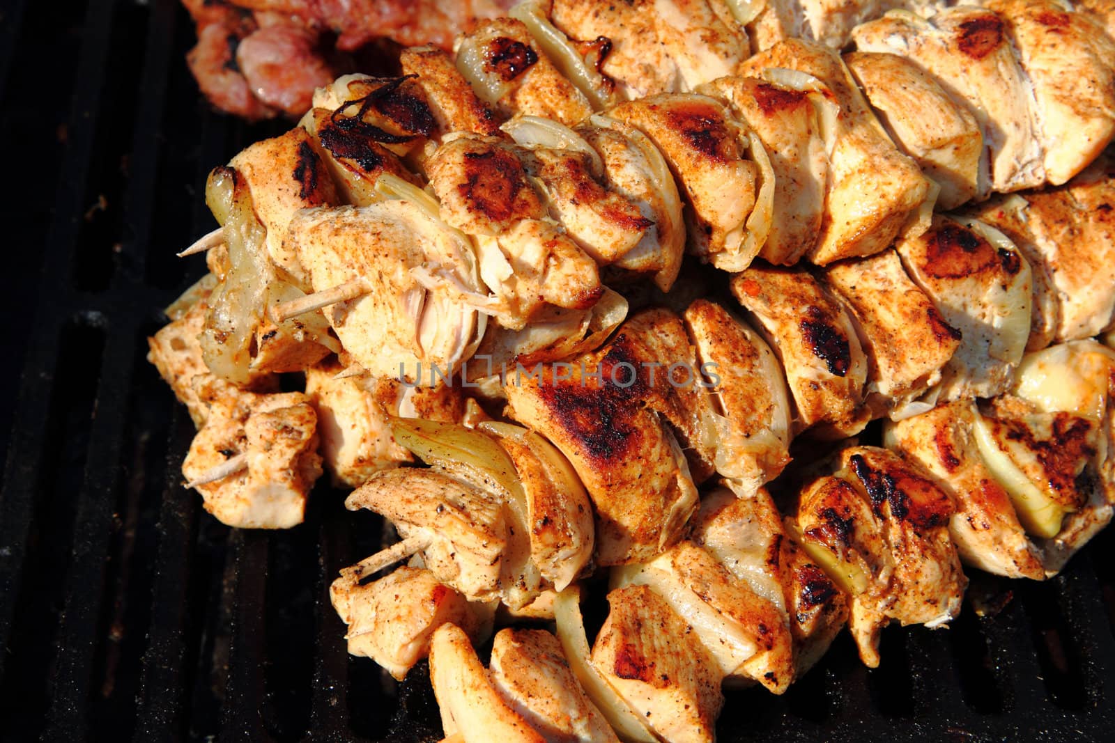 grilled meat as very nice food background