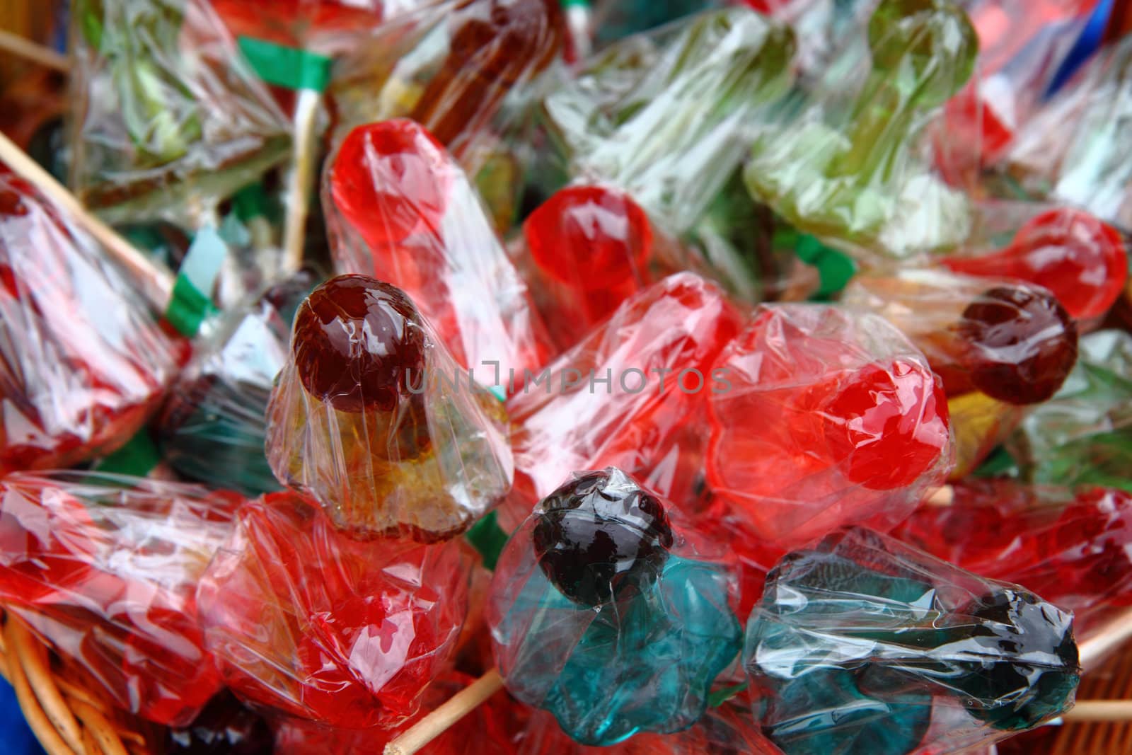 color lollypops as very nice sweet background 