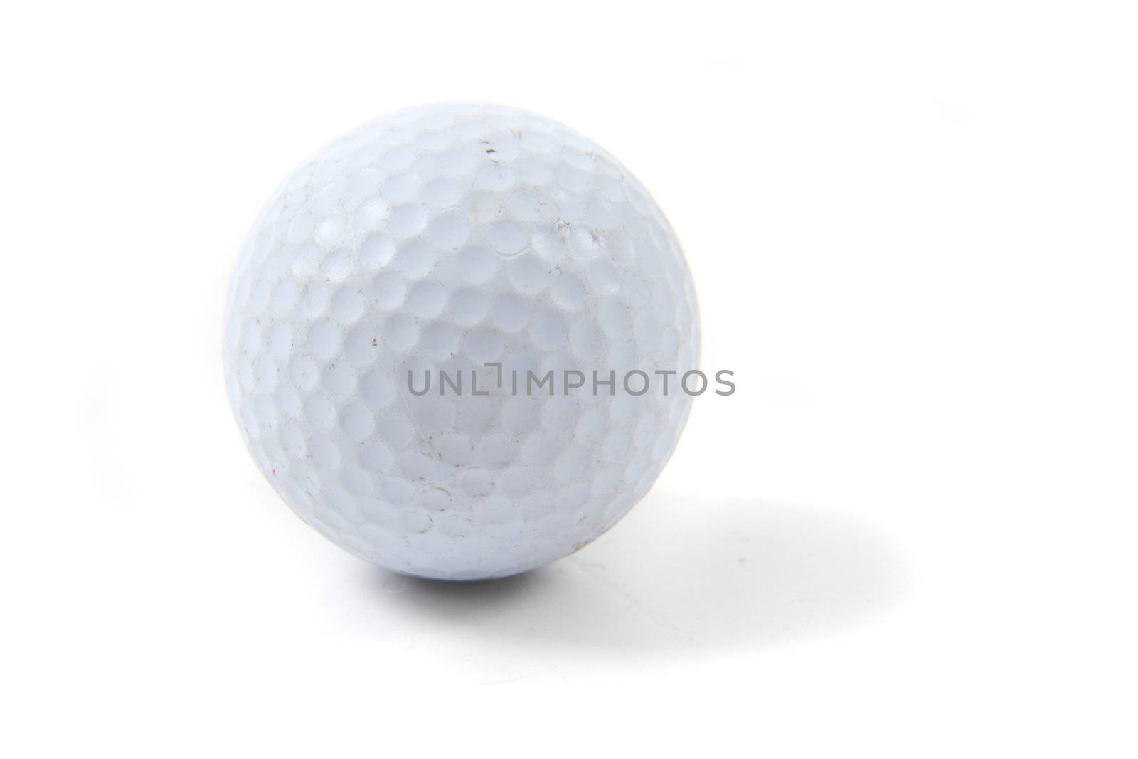 golf ball isolated on the white background