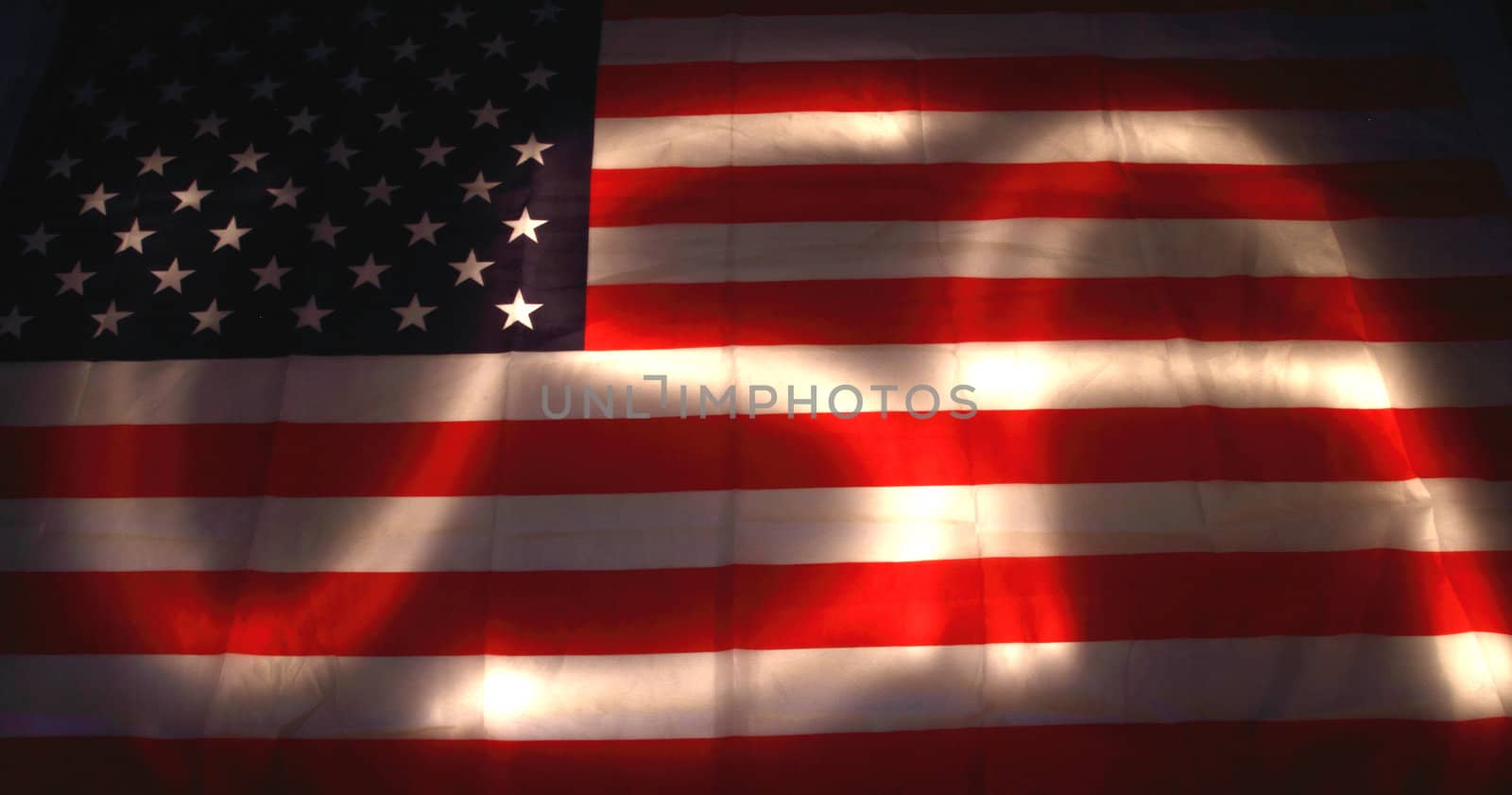 USA flag in the dark by jonnysek