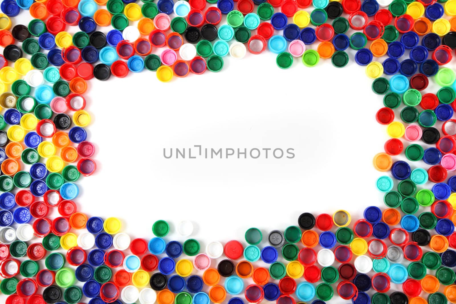color caps as plastic background by jonnysek