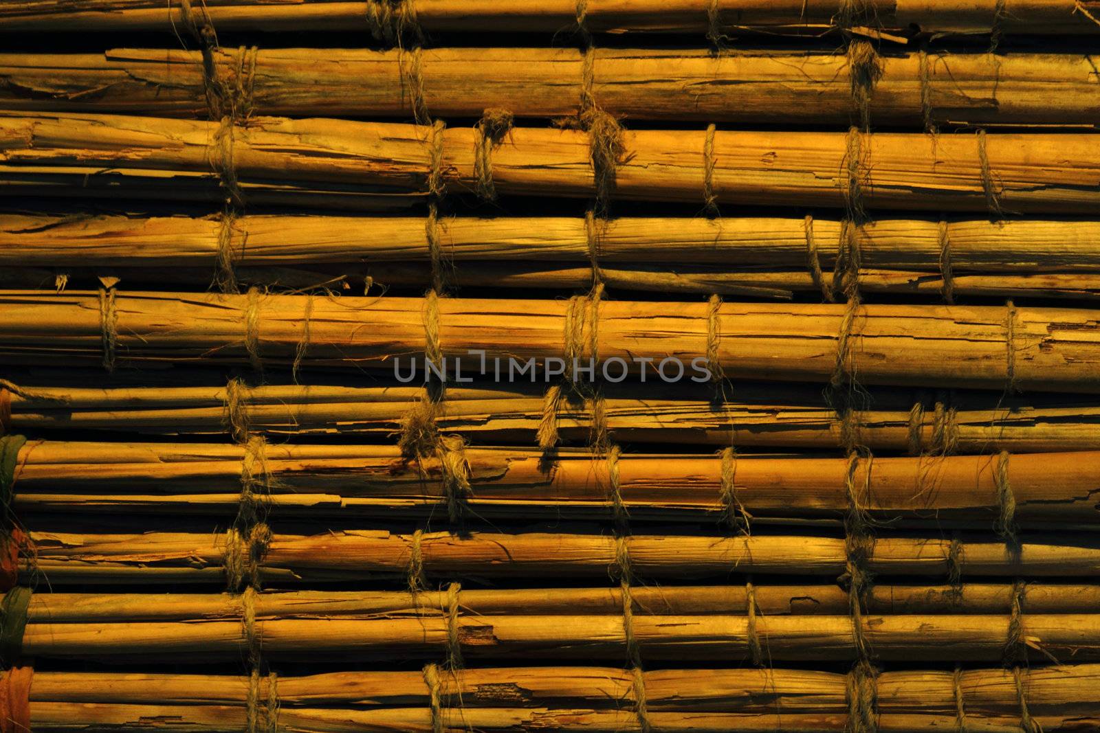 old bambus texture as exotic wood background