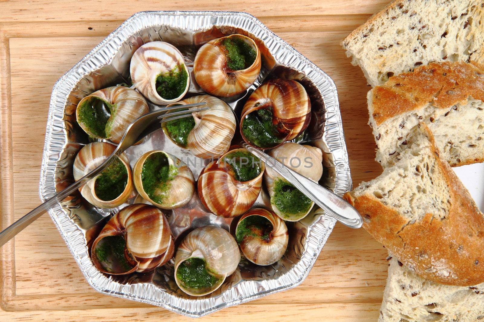 snails - french gourmet food by jonnysek