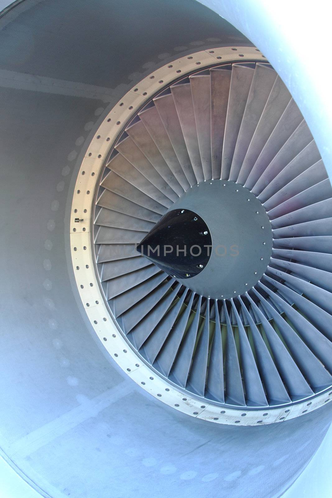 aircraft turbine as very nice technology background