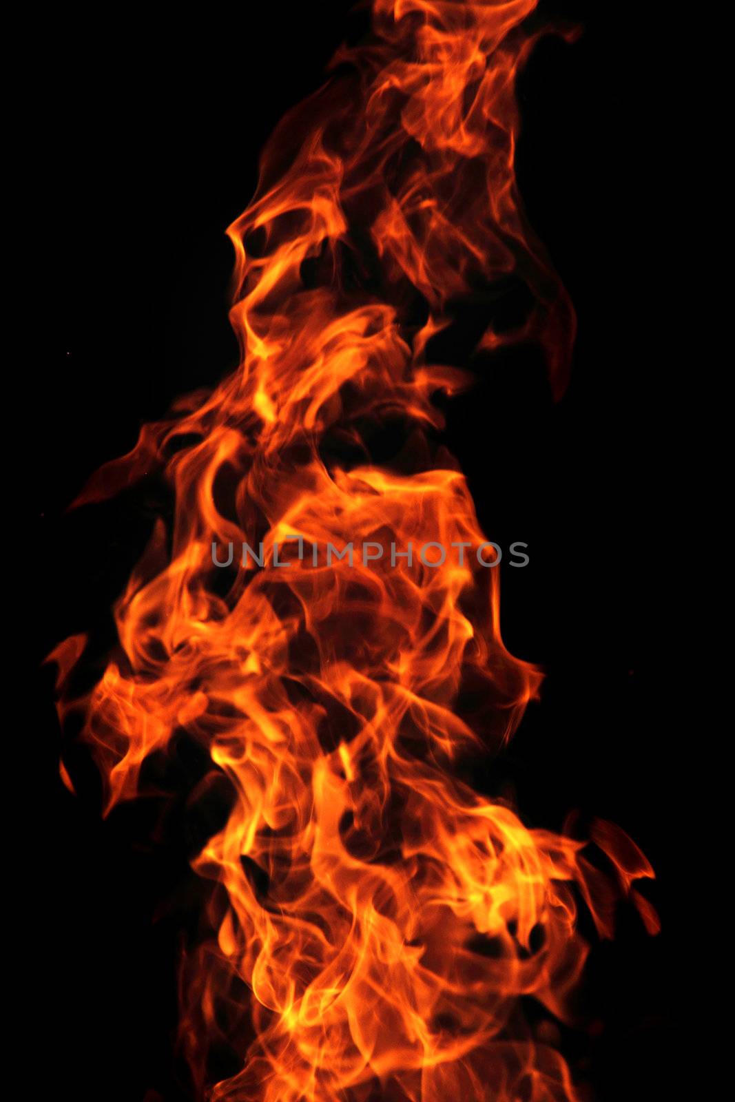 red flame background by jonnysek