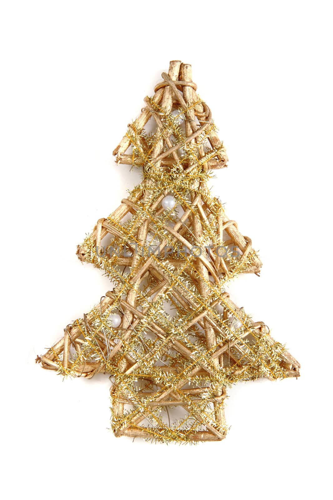 golden christmas tree by jonnysek