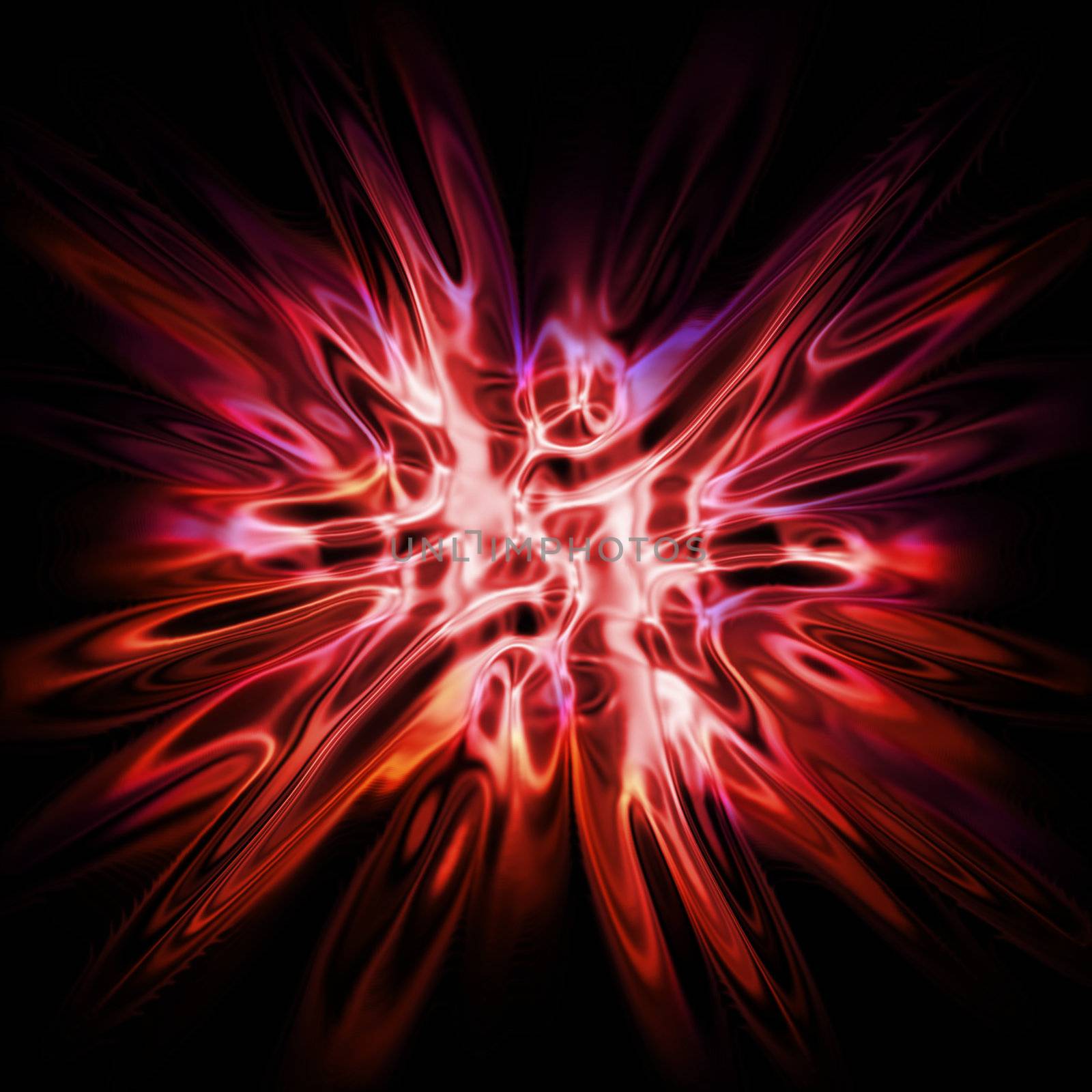nice  explosion background generated by the computer 