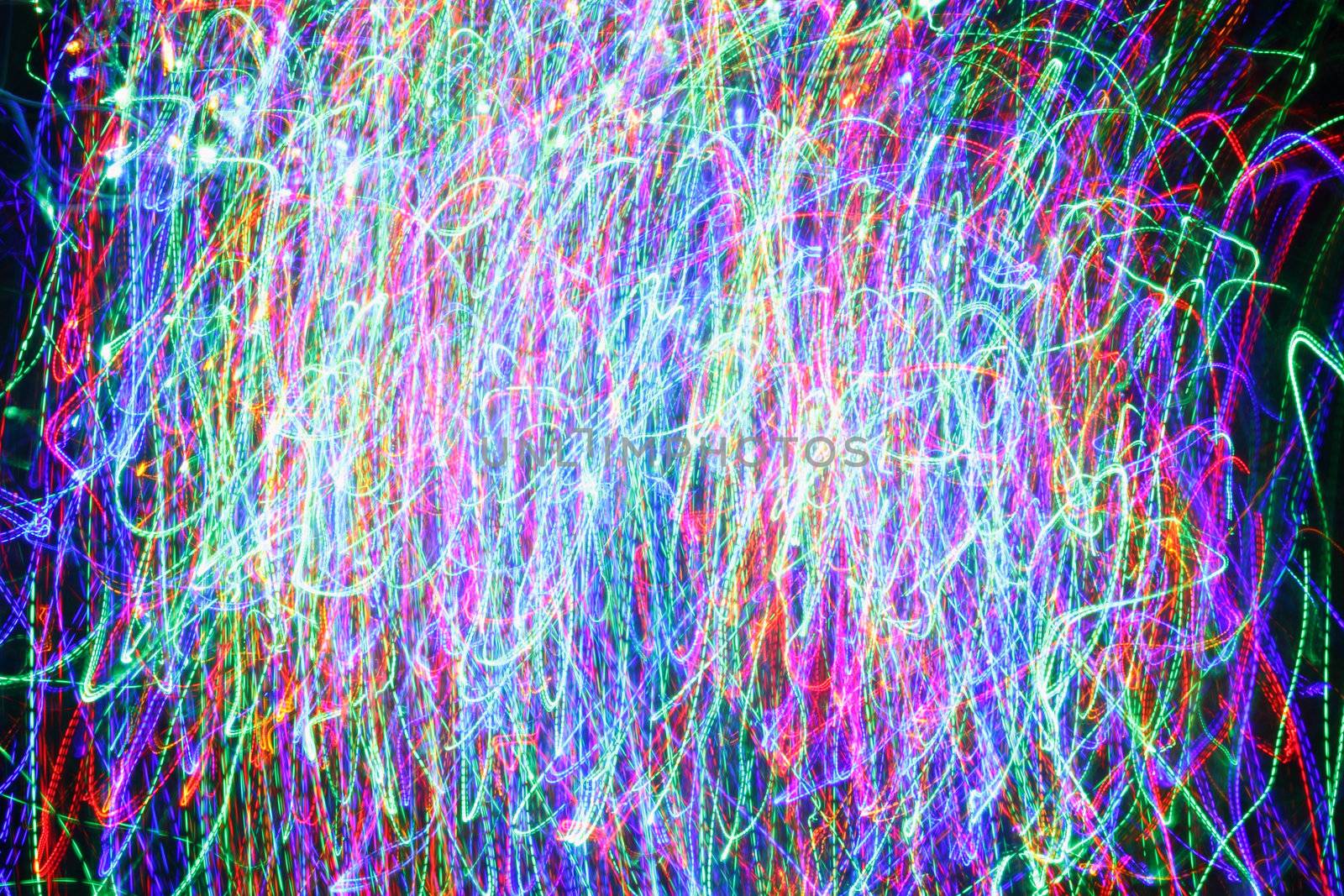abstract background from xmas lights  by jonnysek