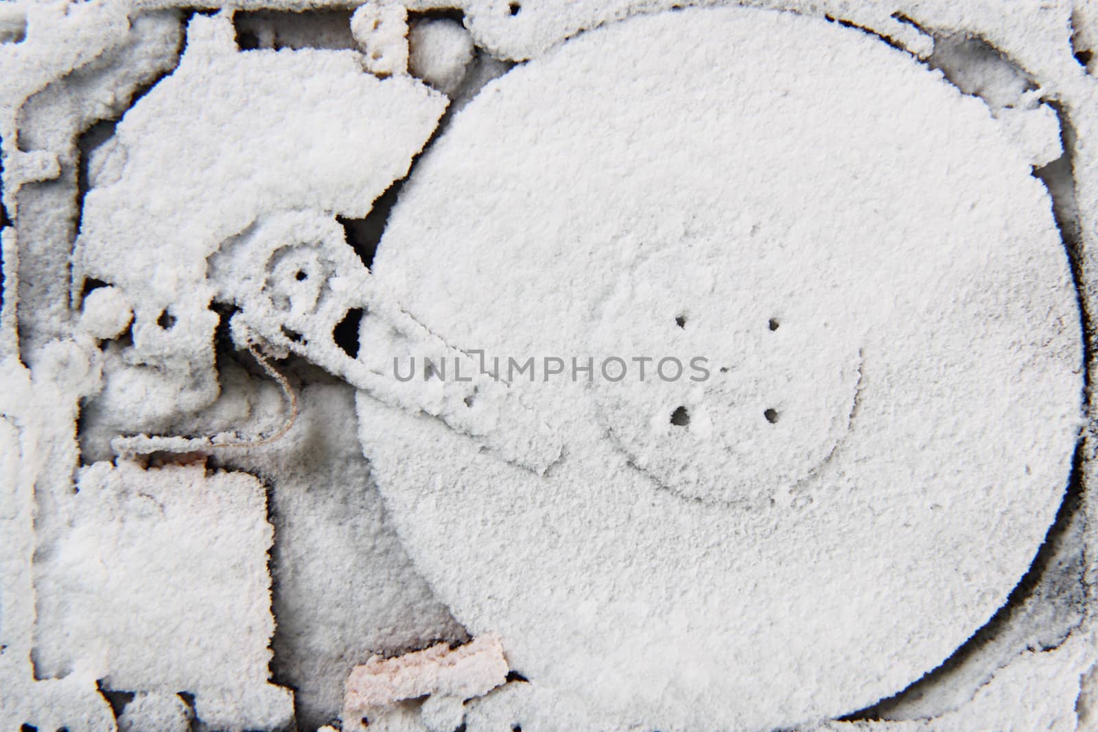 data (hard drive in the snow) by jonnysek