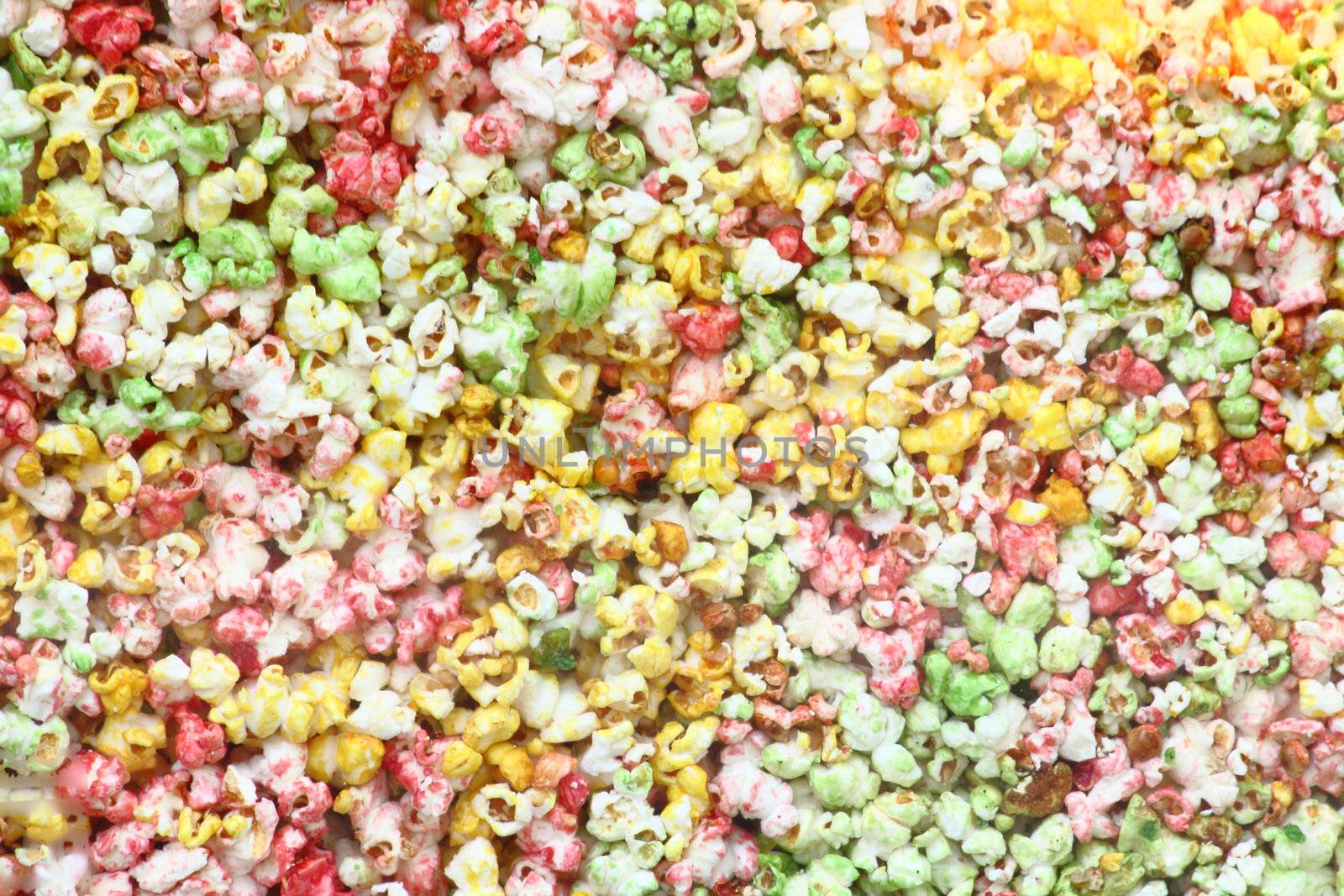 color popcorn as very nice food background