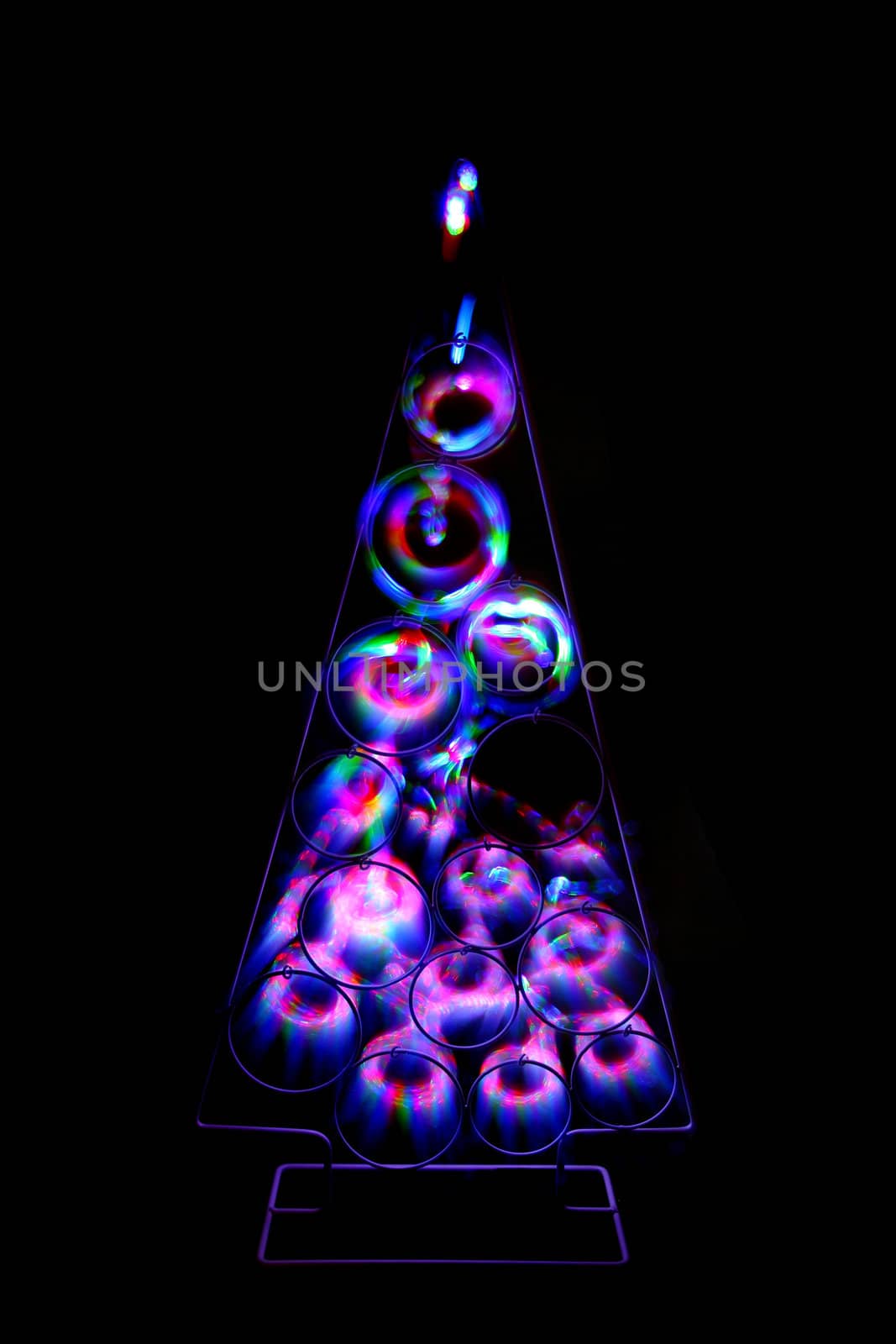 xmas tree from the christmas lights by jonnysek