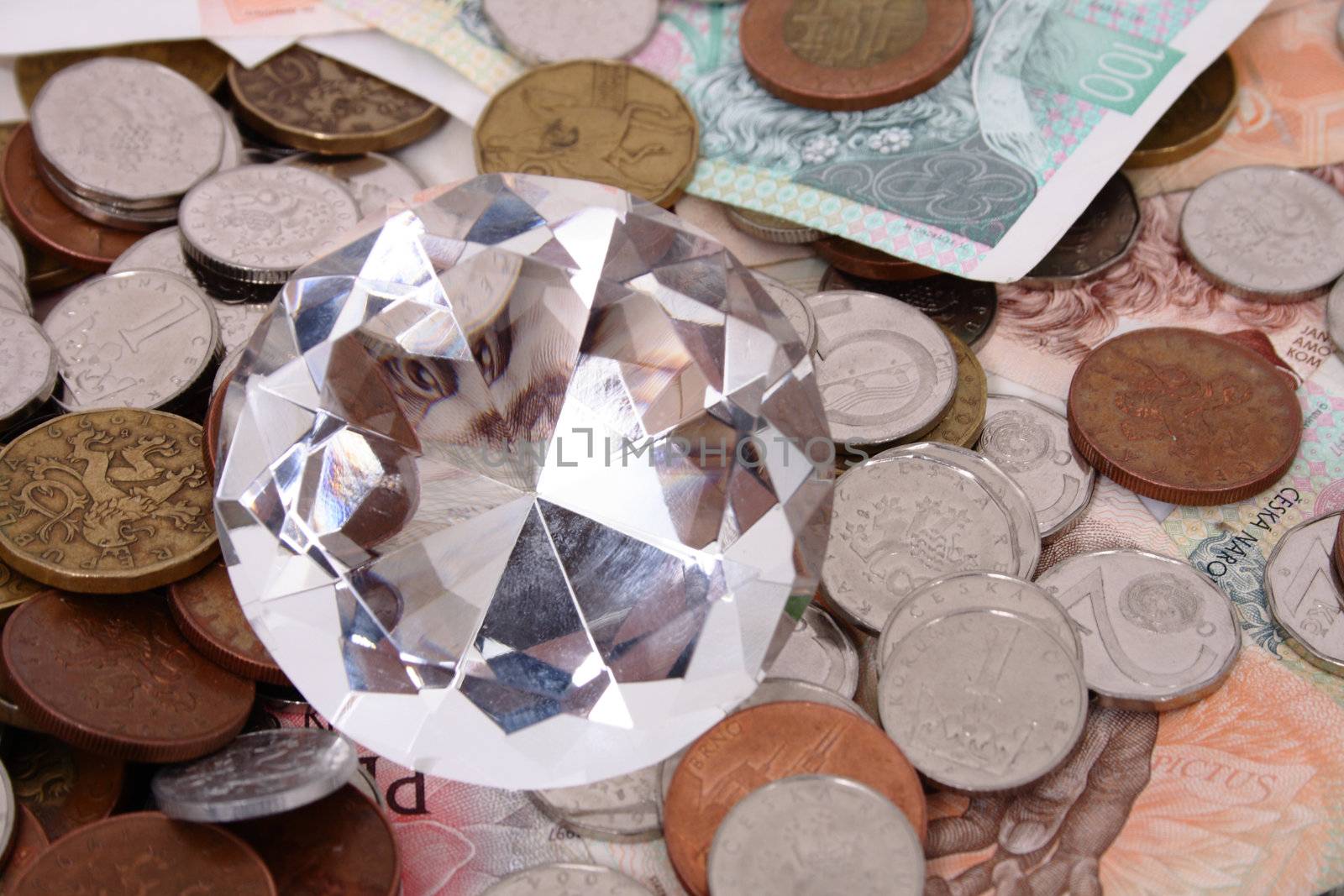 diamond and czech money by jonnysek