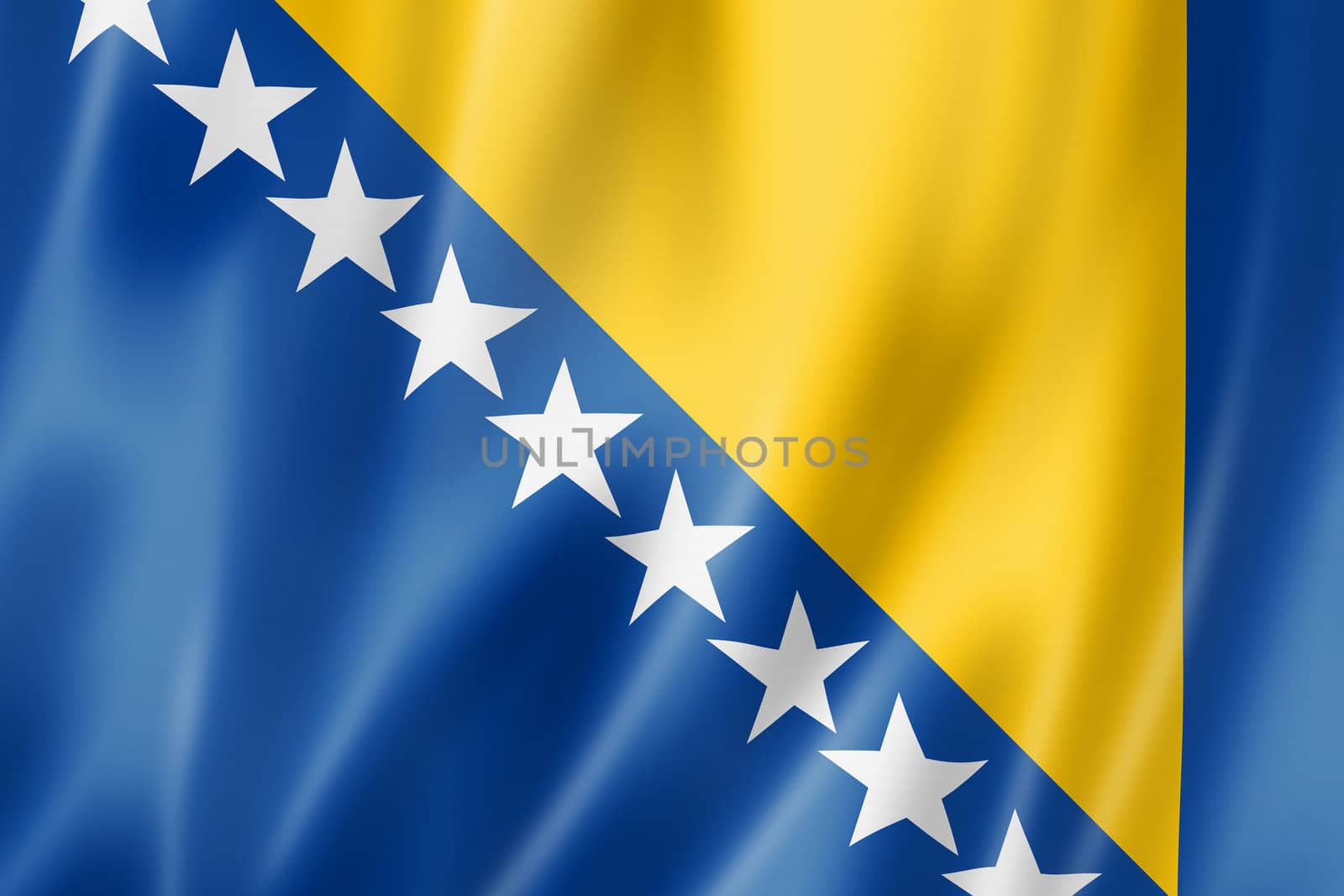 Bosnia and Herzegovinan flag by daboost