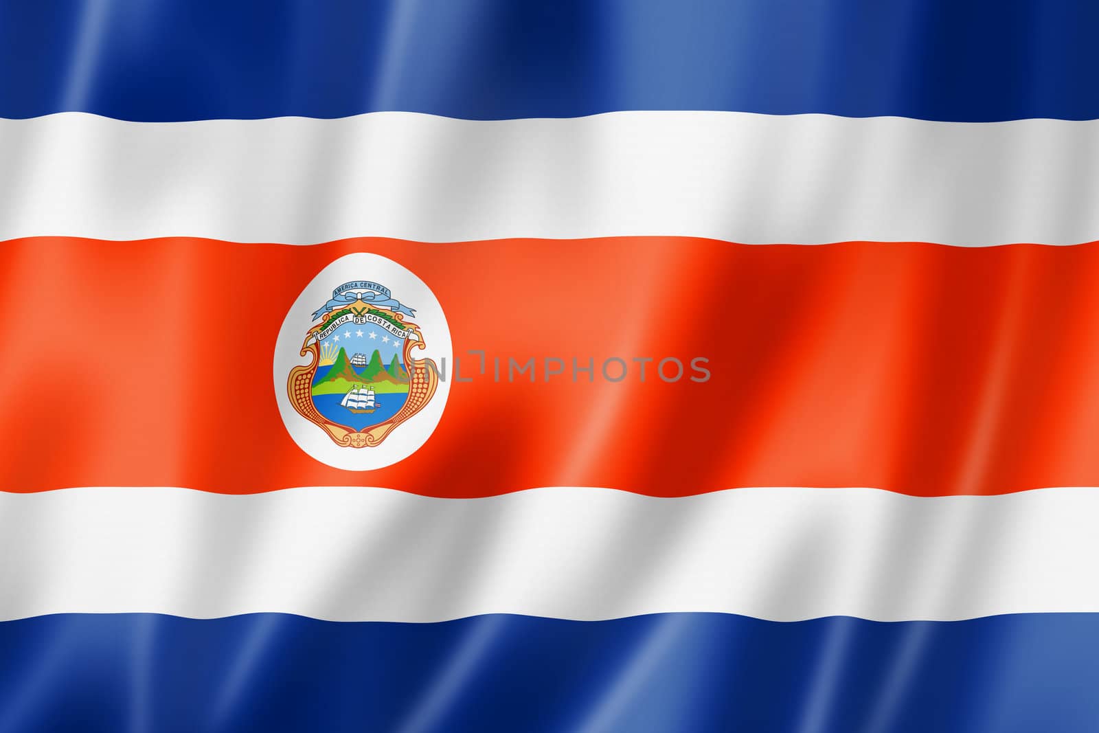 Costa Rican flag by daboost