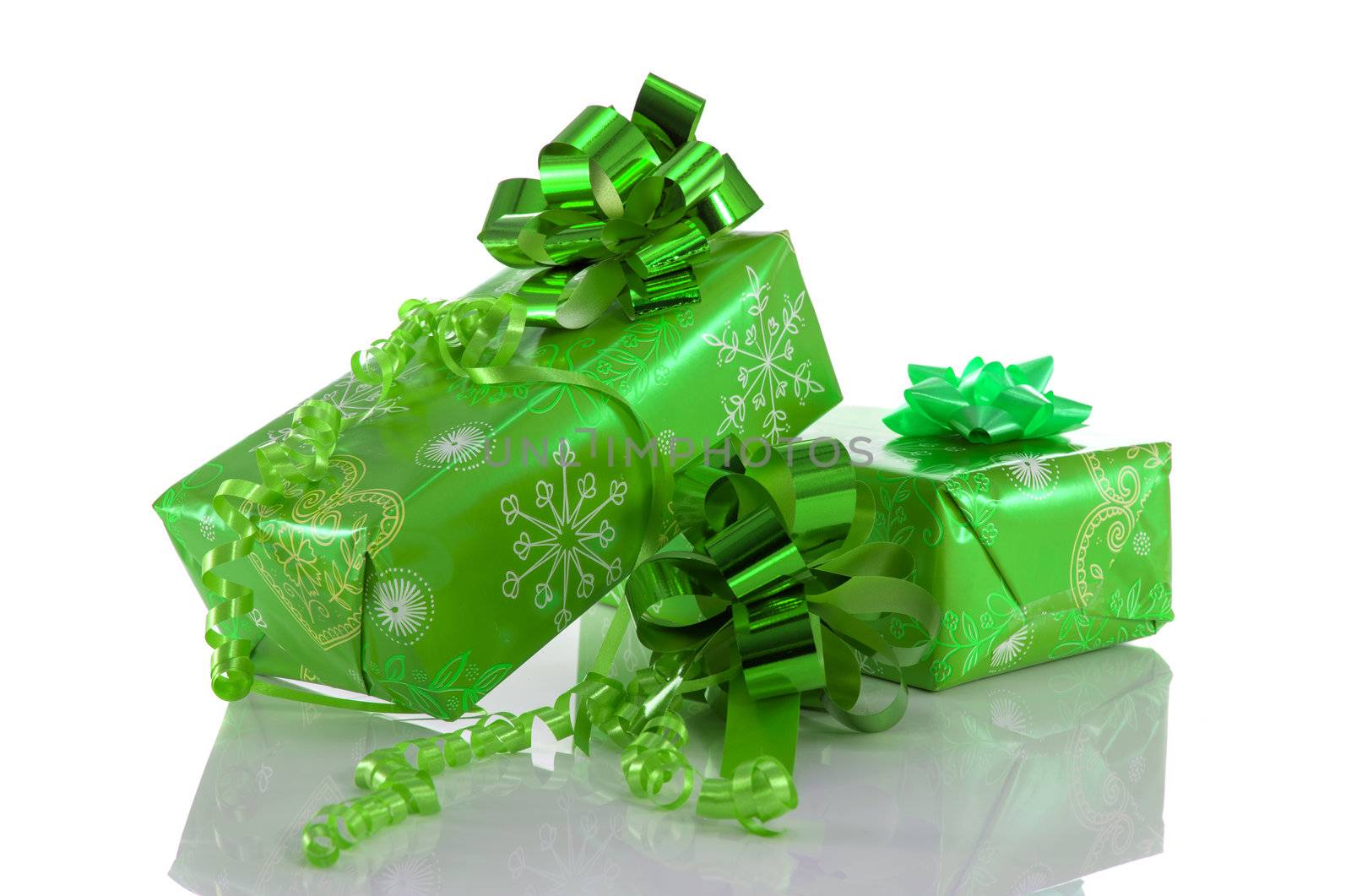 green present box by compuinfoto