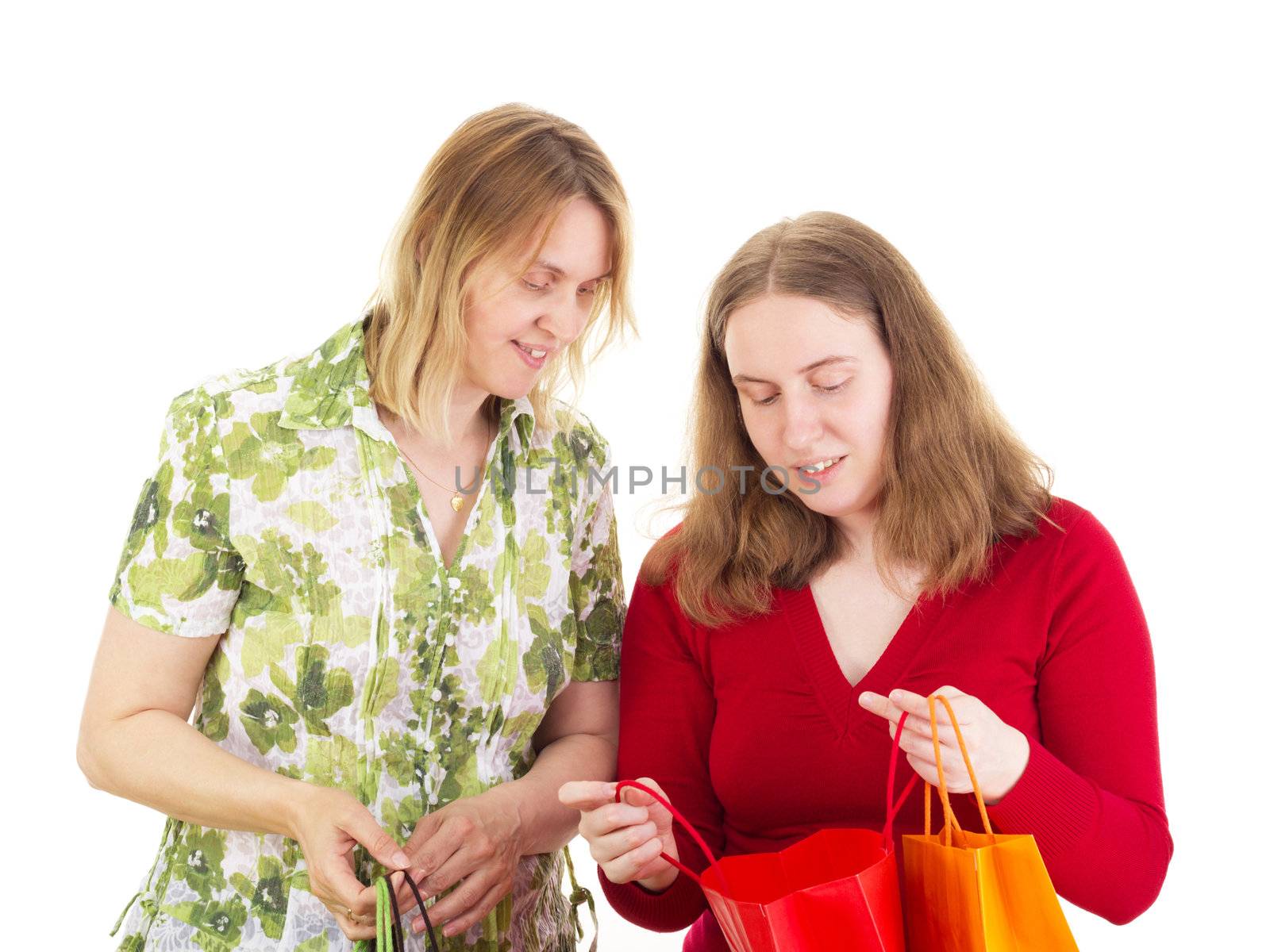 Two women on shopping tour by gwolters