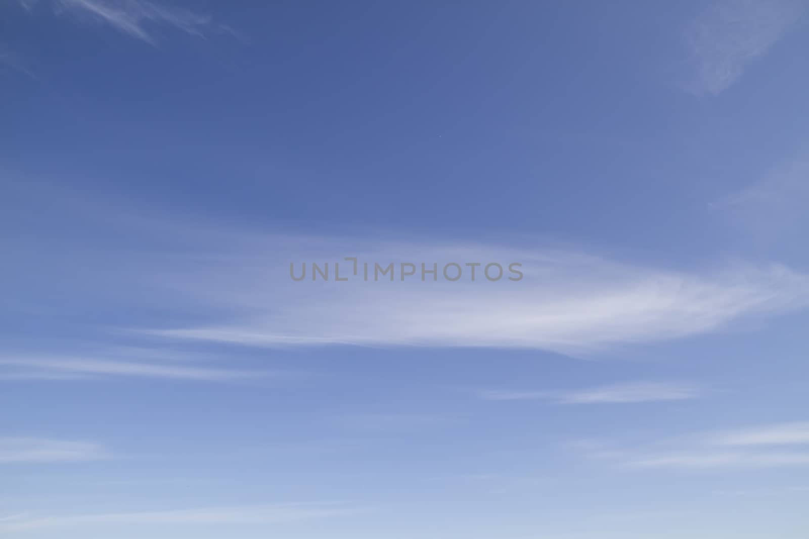 Beautiful blue sky and white clouds 