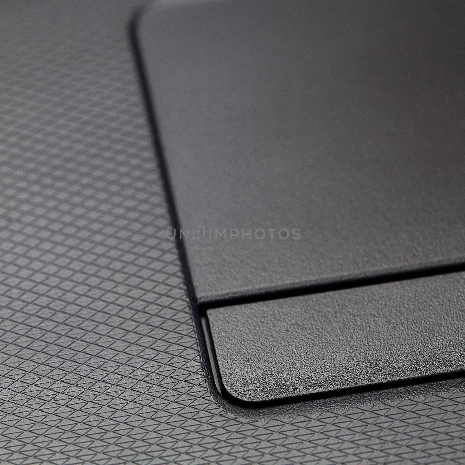touchpad and keyboard laptop close-up by jannyjus