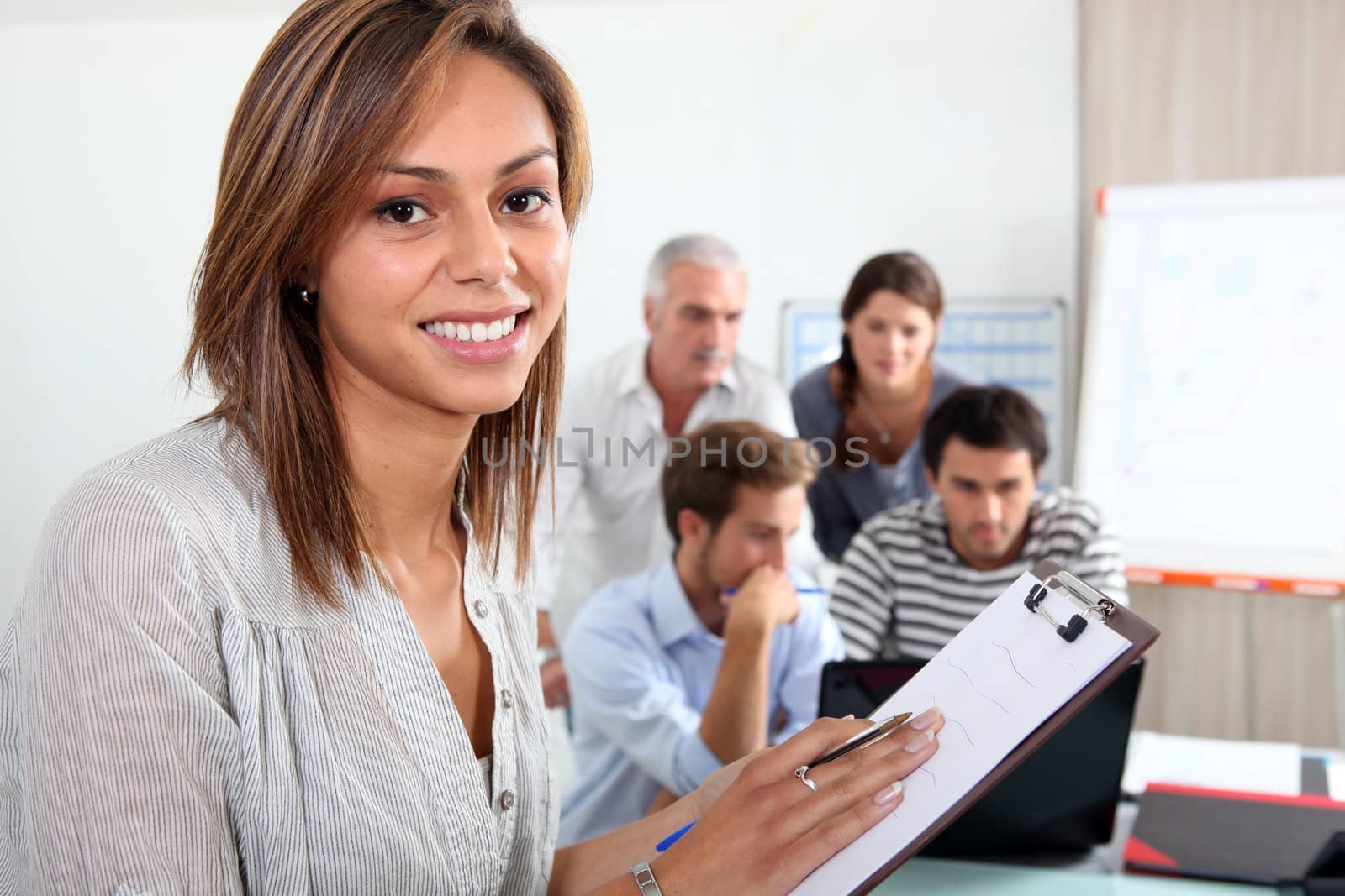 Working group at the office