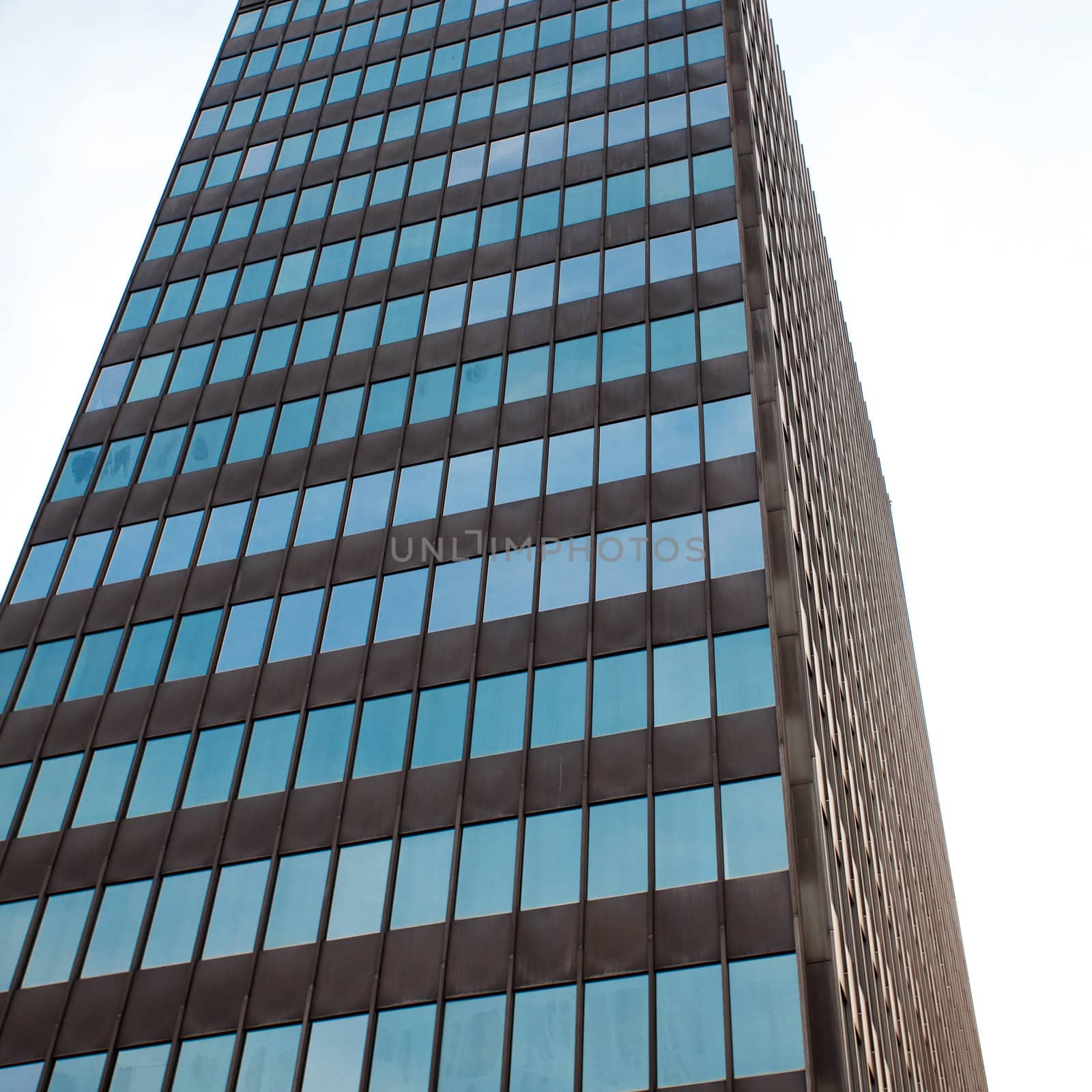 modern office building against the blue sky