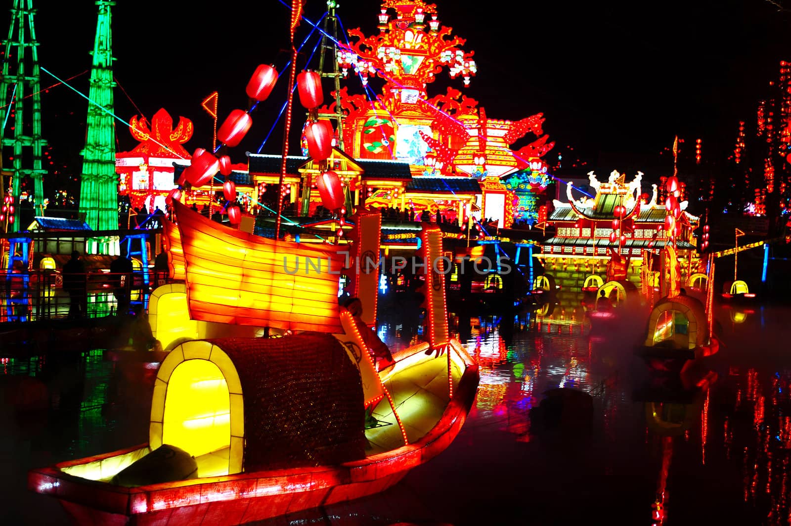 Traditional Chinese lanterns at the Lantern Festival