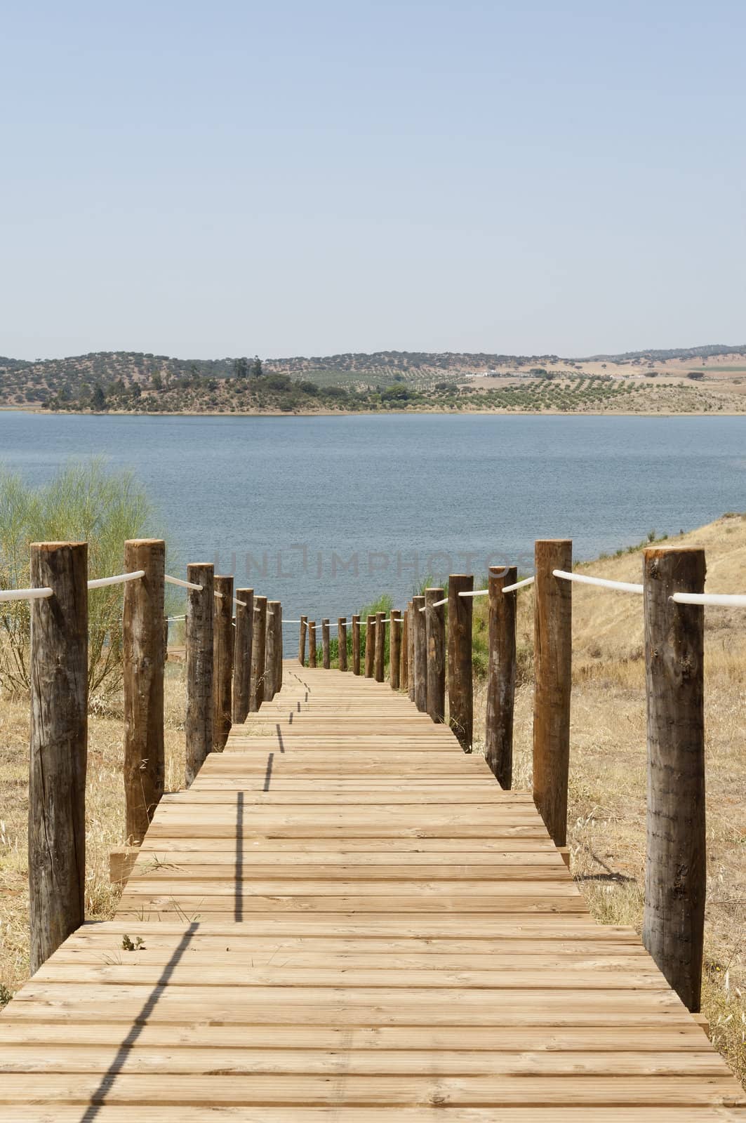 Wooden walkway  by mrfotos