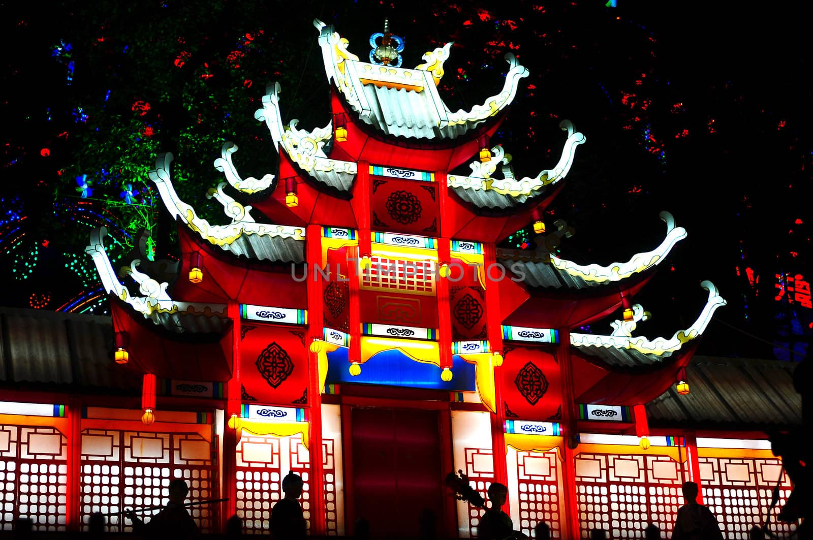 Traditional Chinese lanterns at the Lantern Festival