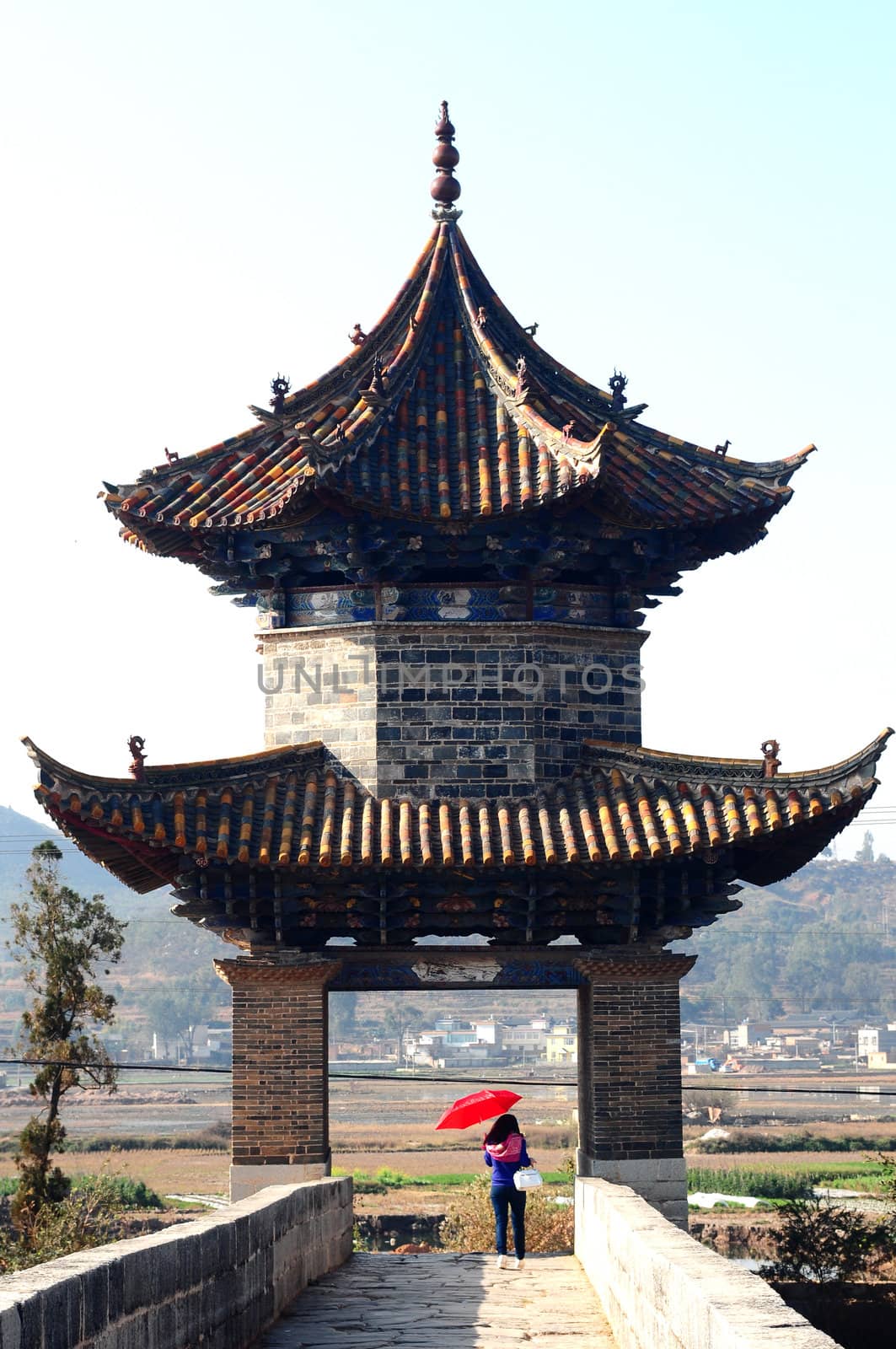 Ancient building in Yunnan China